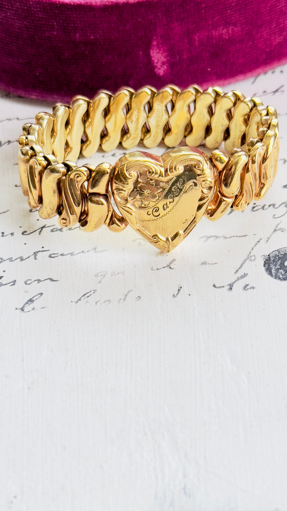 Vintage Sweet Heart Bracelet