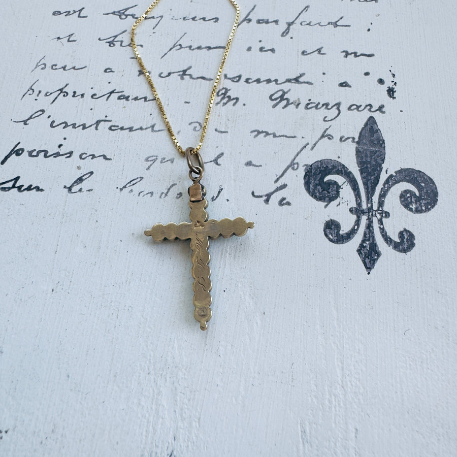 Turquoise Cross Pendant