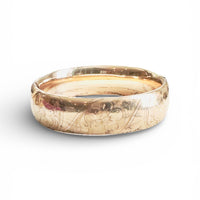 Gold Filled Floral Hinged Bangle Braclet