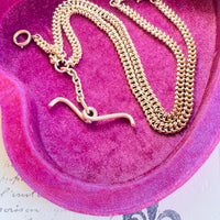 14k Gold Antique Watch Chain