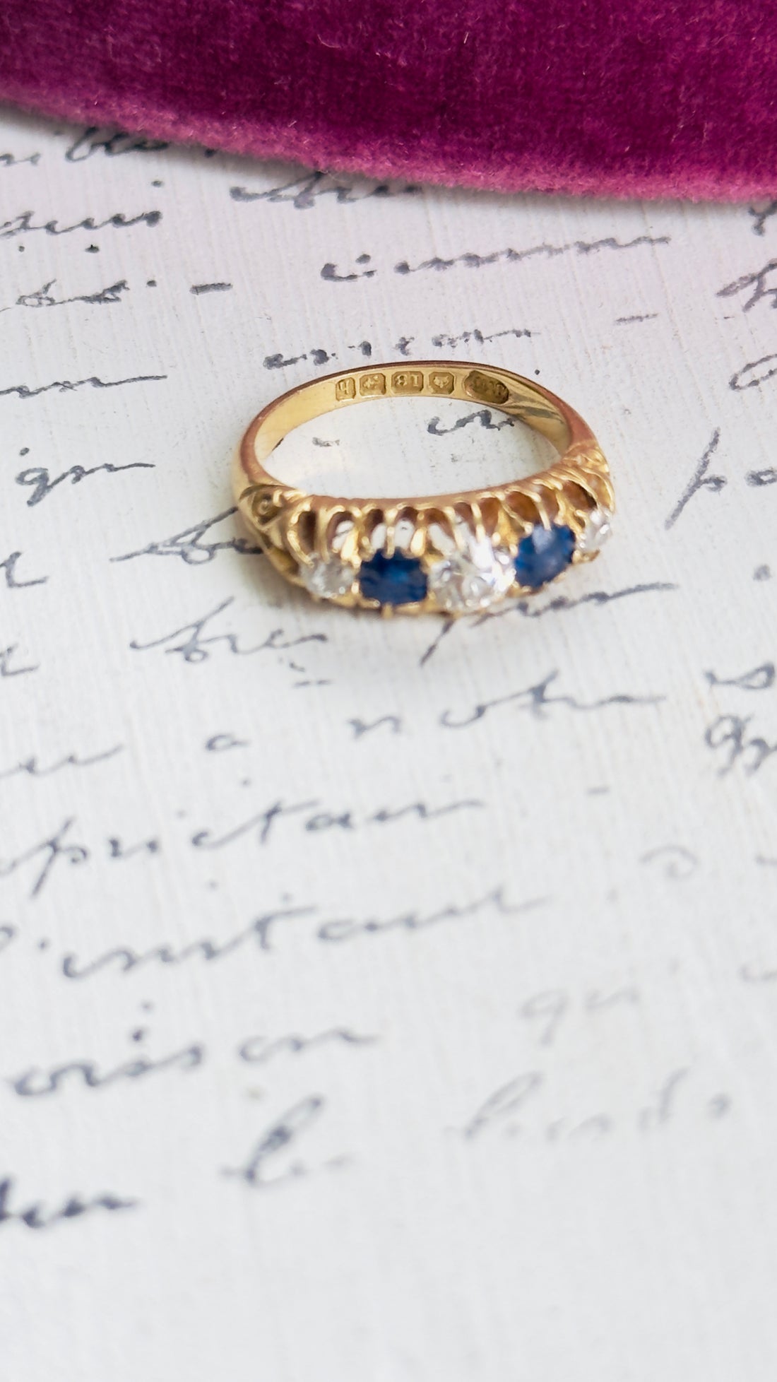 edwardian 18k gold ring