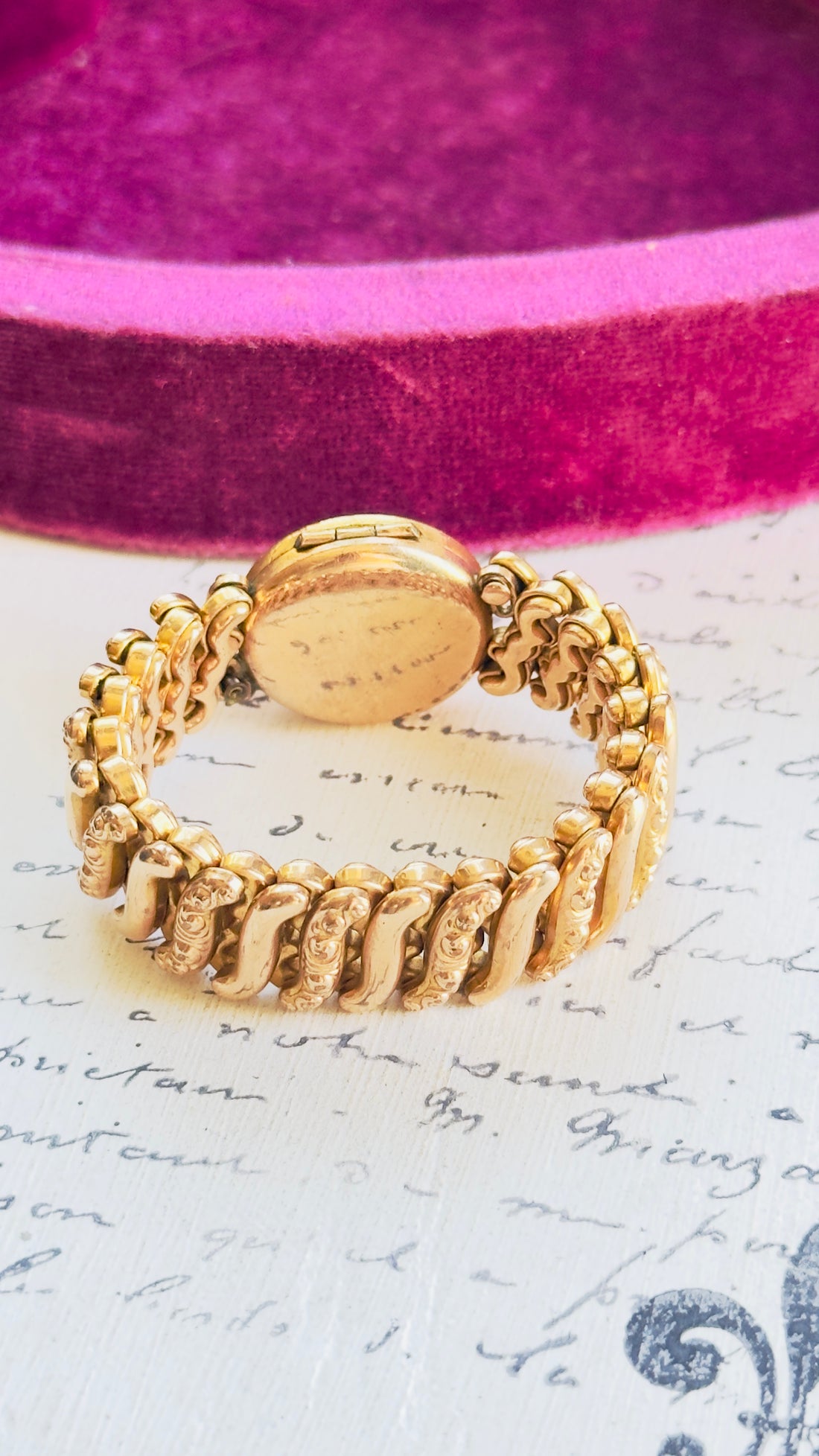 gold filled expansion bracelet