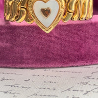 Stacking Gold Heart Braceelet