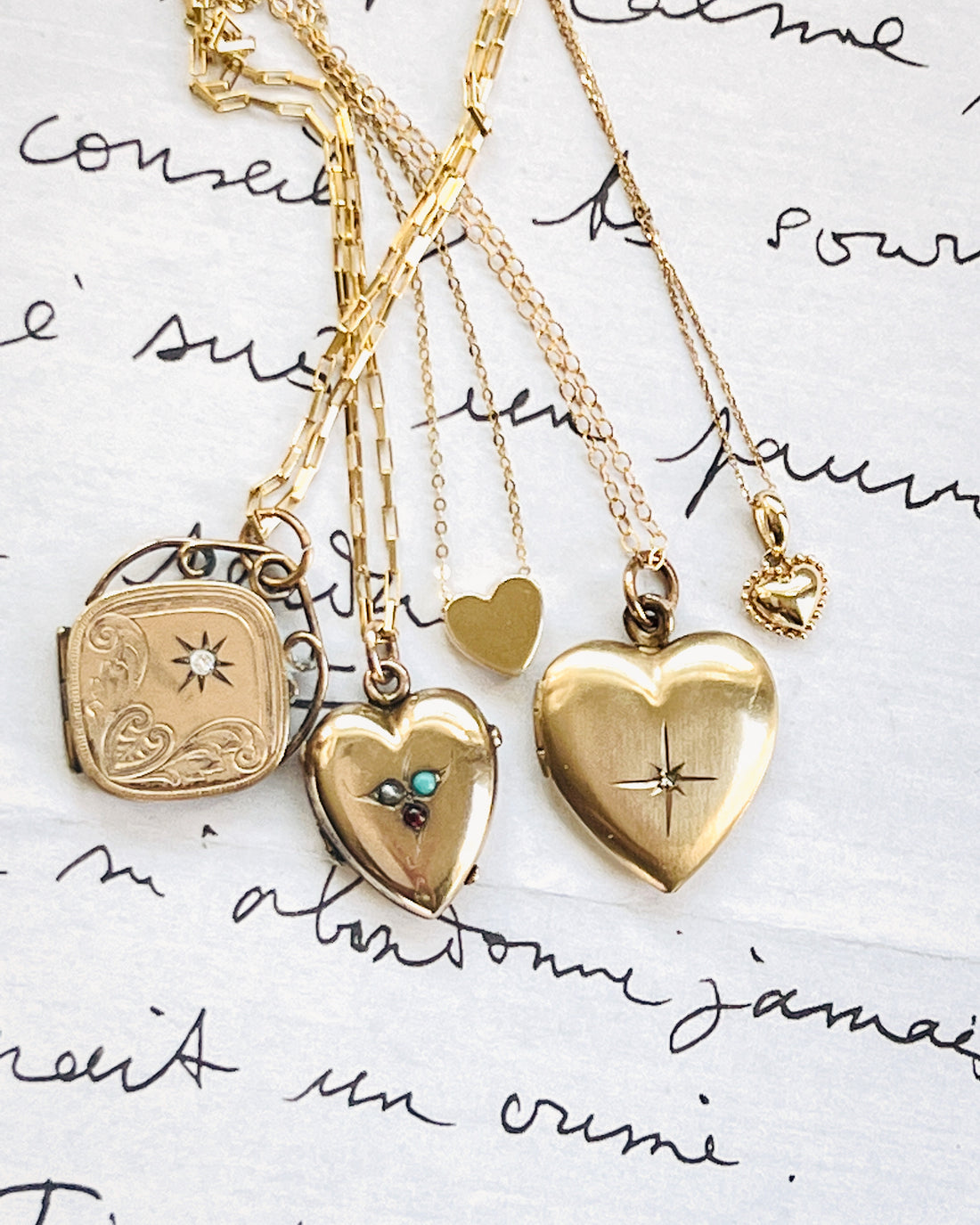 Shop our collection of Antique Gold lockets