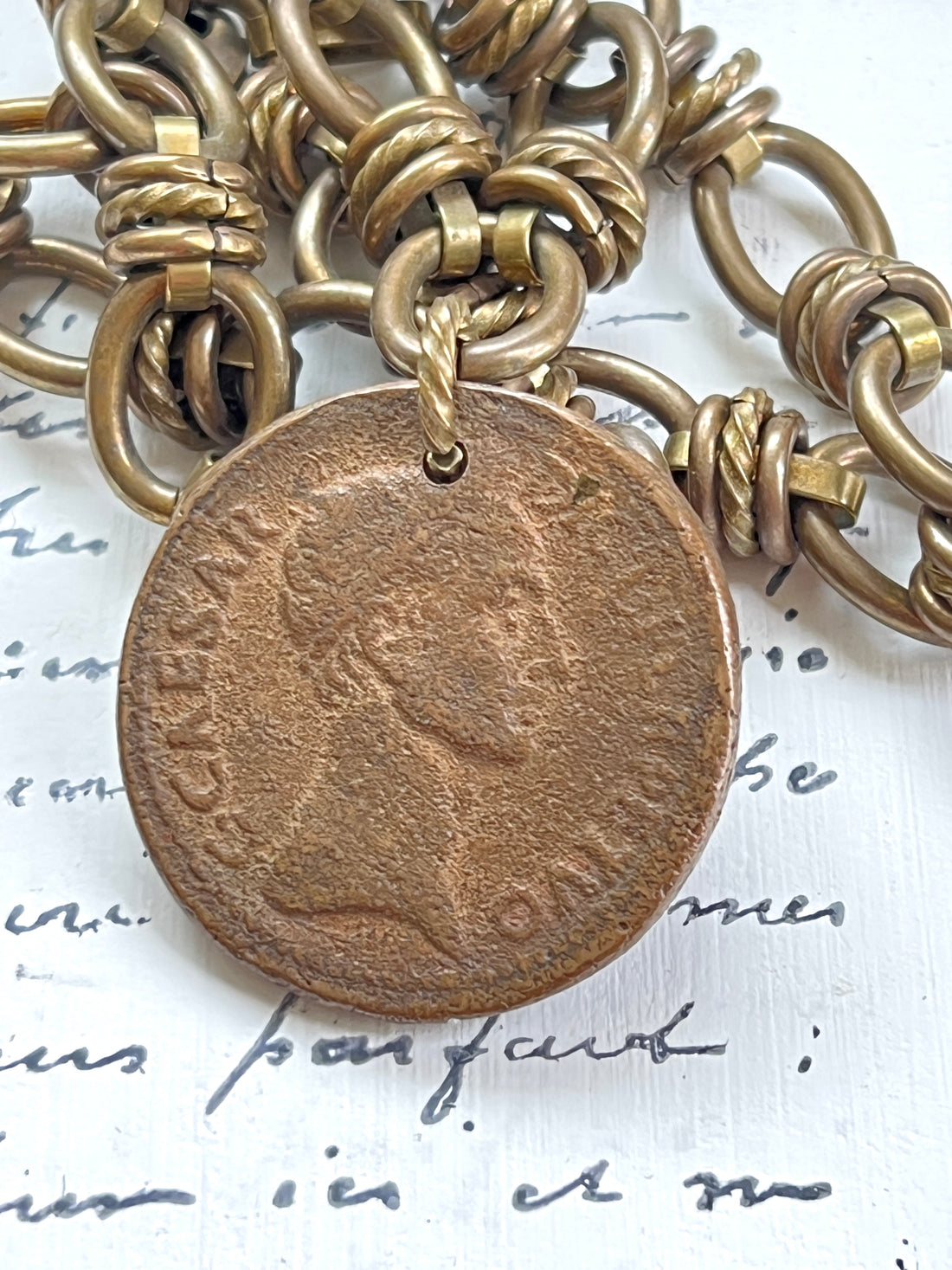 Antique Caesar Pendant Necklace
