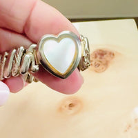 Mother of Pearl Sweetheart Expansion Bracelet