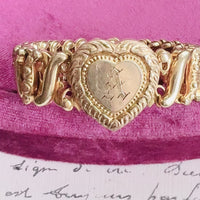 Video of Gold Sweetheart Bracelet