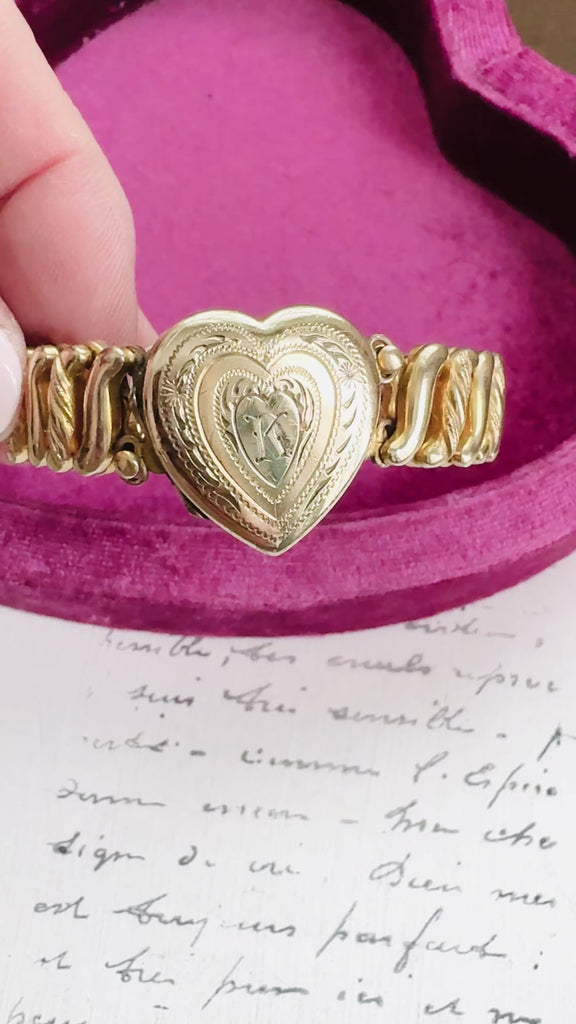 Video of heart expansion bracelet