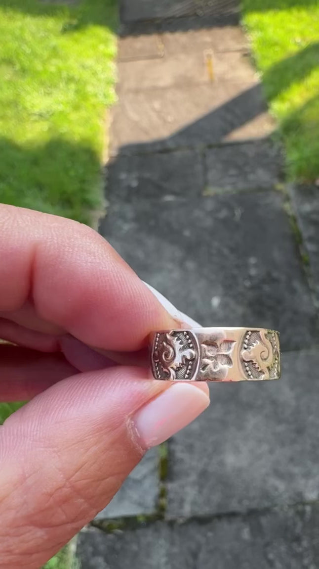 Gold Antique Cigar Band