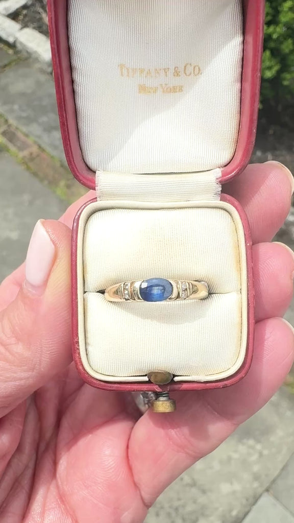 Gold Sapphire Ring