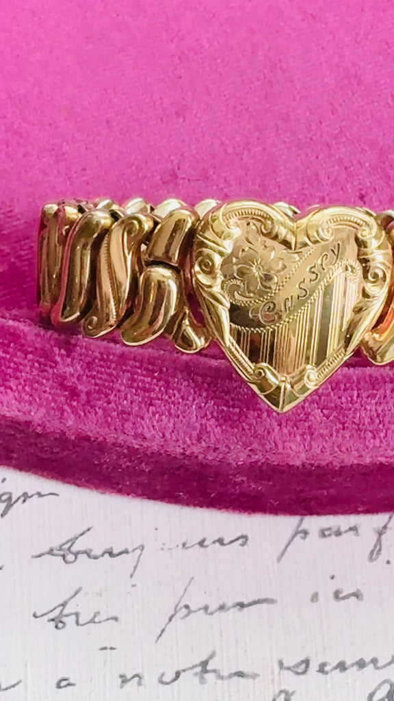 Gold Sweet Heart Bracelet