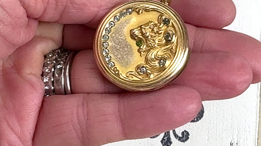 Victorian Lion Locket