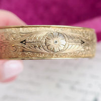 Antique Gold Filled Bangle