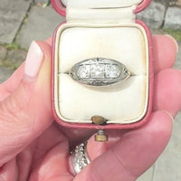 Video of gold diamond ring