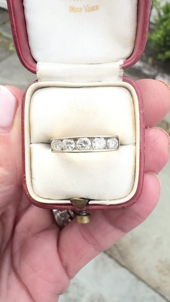 Video of 5 Diamond Gold Band