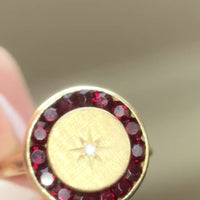 video of garnet ring