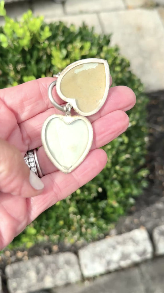 Video of Art Deco Sterling Silver Heart