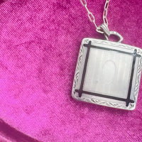 video of sterling silver art deco locket