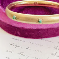 Video Antique Hinged Bangle Bracelet