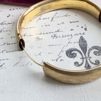 Vintage Crescent Jewelry Co. bangle with 14K gold-filled hallmark