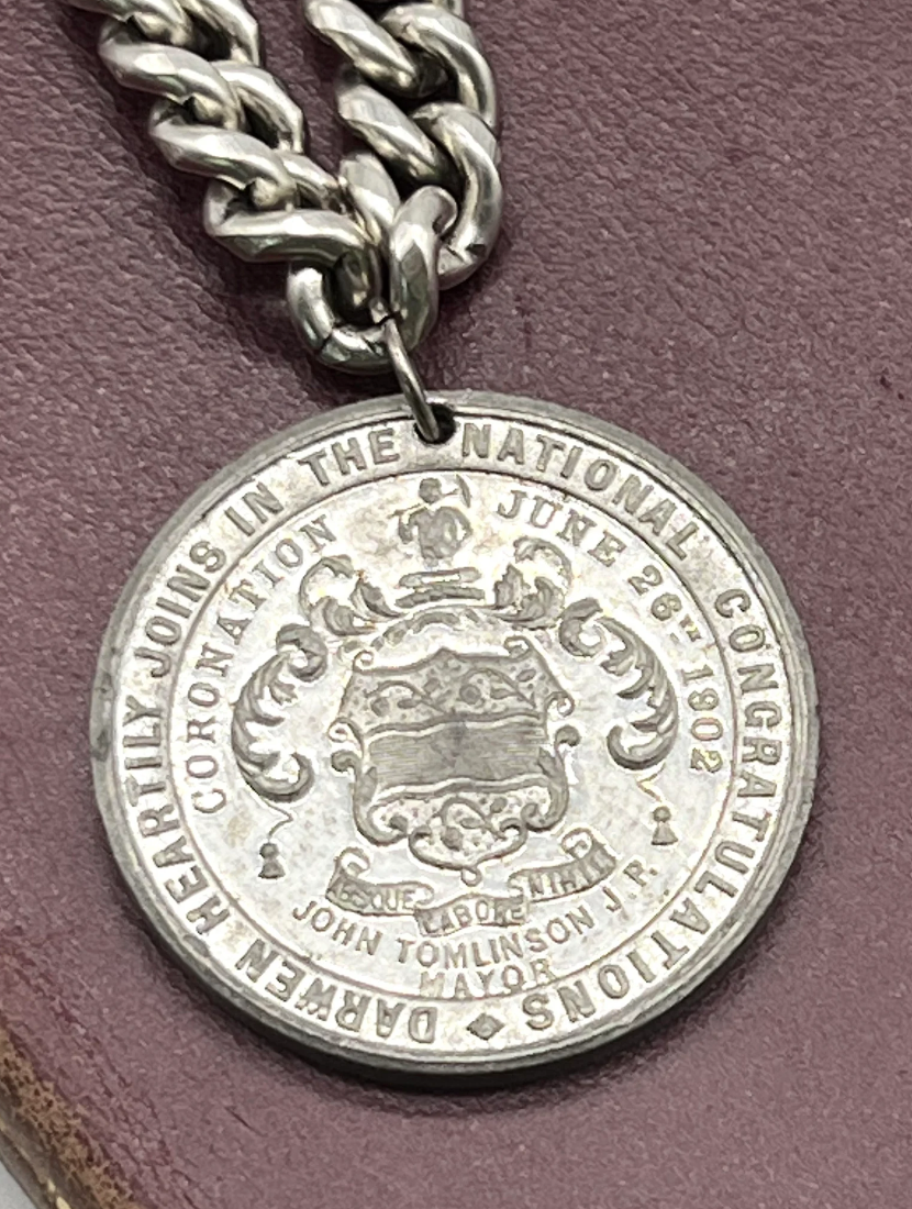 1902 Edward V11 Coronation Coin Necklace