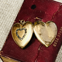 Gold Filled Heart Paste Locket