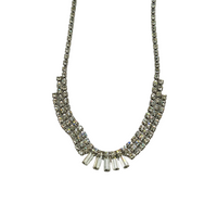 Vintage Rhinestone Choker Necklace by hipV Modern Vintage Jewelry