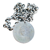 Vintage Qing Dynasty coin necklace by hipV Modern Vintage Jewelry.