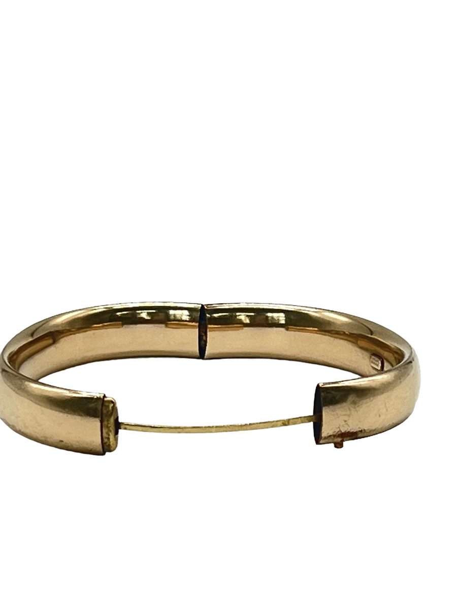 Rare Winard 12k Vintage Bangle Bracelet - Gold Filled Hinged Bangle.