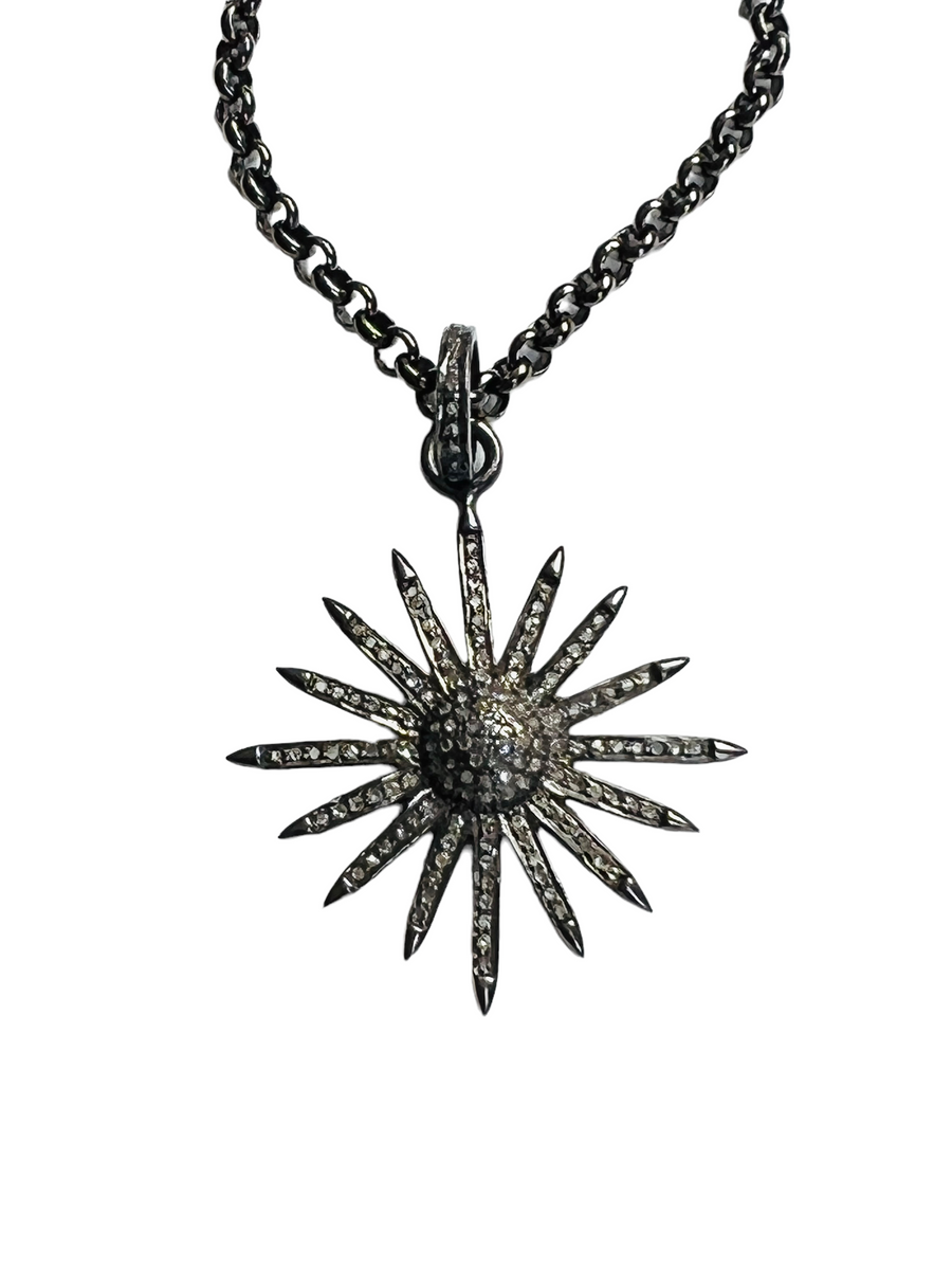 Vintage pave star necklace by hipV Modern Vintage Jewelry.