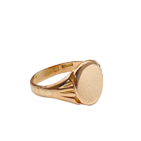 Antique 9k Rose Gold Signet Ring by hipV modern Vintage Jewelry.