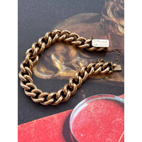 Antique Gold Link Bracelet